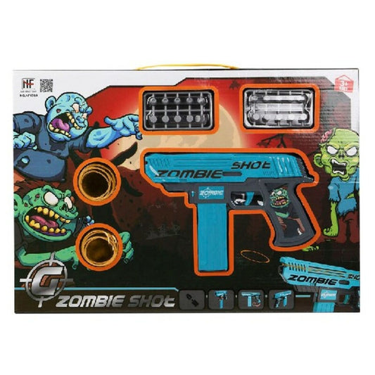 Playset Zombie Shot Dart Gun Blue 43 x 30 cm (43 x 30 cm) - Little Baby Shop