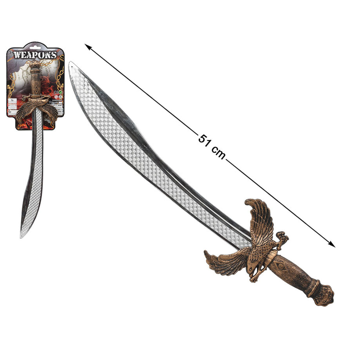 Toy Sword 51 cm 56 x 18 cm - Little Baby Shop