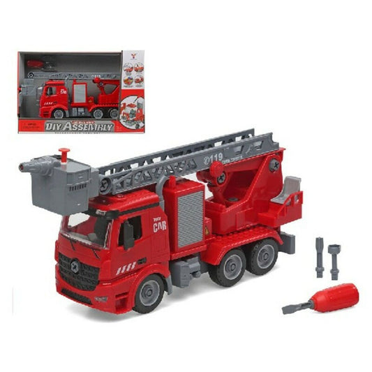 Fire Engine with Light and Sound Diy Assembly 37 x 25 cm (37 x 25 cm) - Little Baby Shop