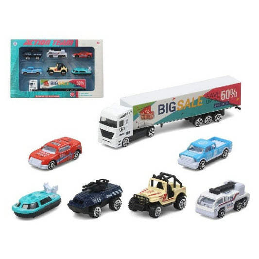 Vehicle Carrier Truck Action Team 28 x 13 cm (28 x 13 cm) - Little Baby Shop