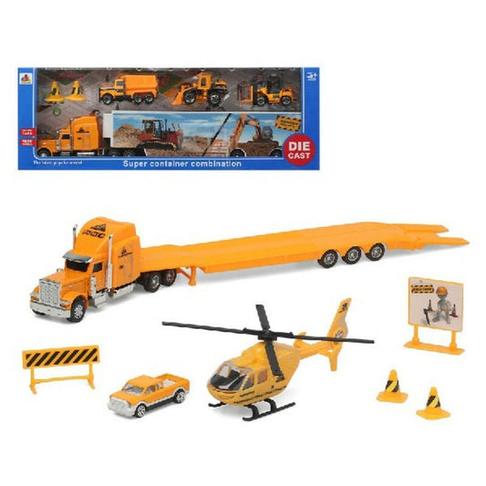 Playset Super Container Construction Vehicle Carrier Truck 39 x 14 cm - Little Baby Shop