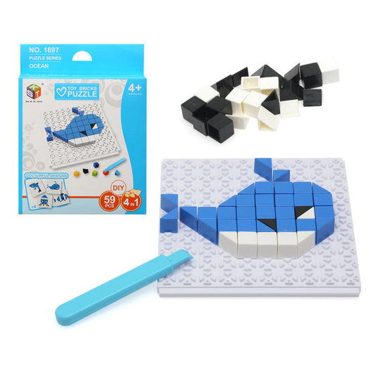 3D Puzzle Wale 17 x 13,5 cm - Little Baby Shop