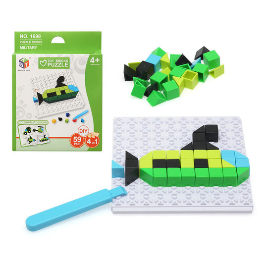 3D Puzzle Submarine 17 x 13,5 cm - Little Baby Shop