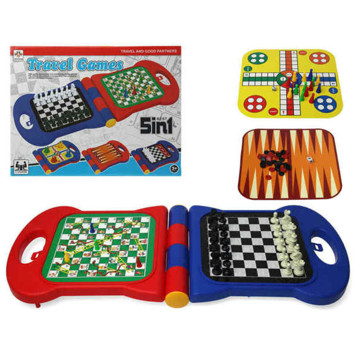 Set of 5 Board Games - Little Baby Shop