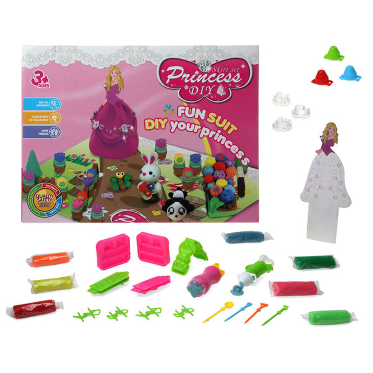 Modelling Clay Game Fashion Multicolour - Little Baby Shop