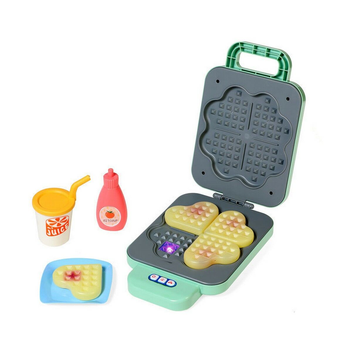 Toy waffle maker with sound Toy kitchen 33 x 28 cm - Little Baby Shop