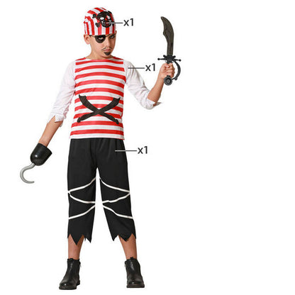 Costume for Children Pirate 3-4 Years - Little Baby Shop