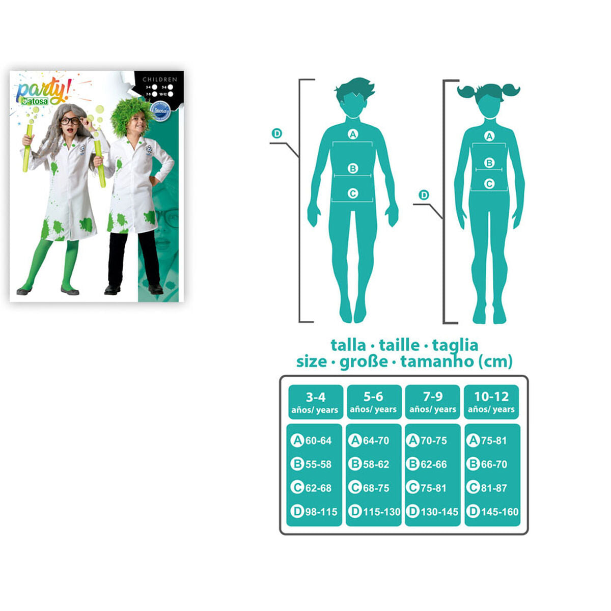 Costume for Children Scientist - Little Baby Shop