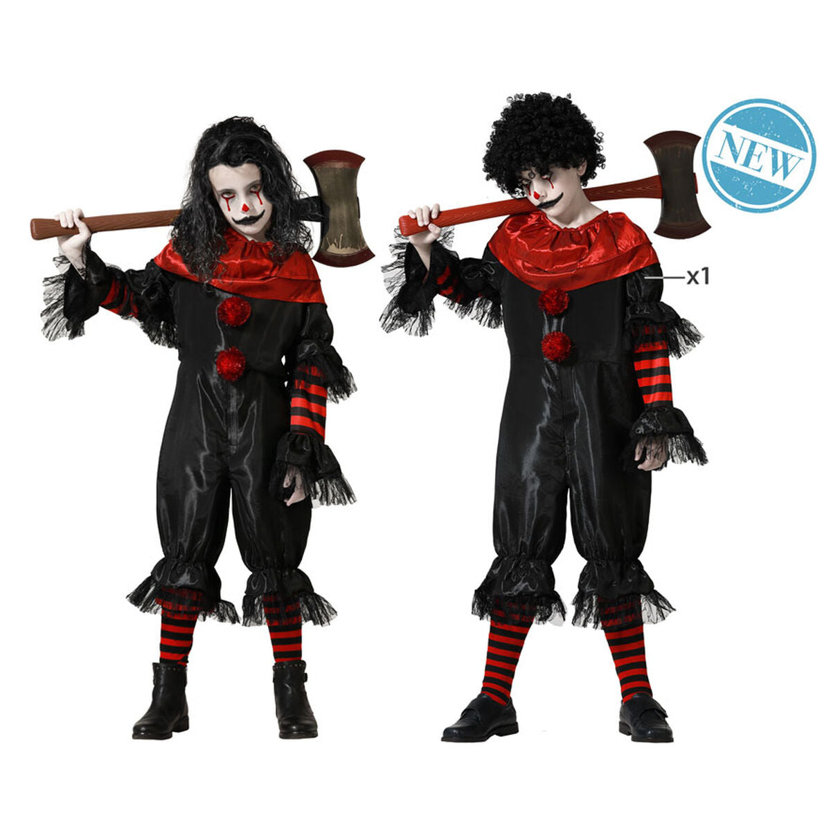 Costume for Children Evil Male Clown - Little Baby Shop