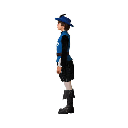 Costume for Children Male Musketeer Blue - Little Baby Shop