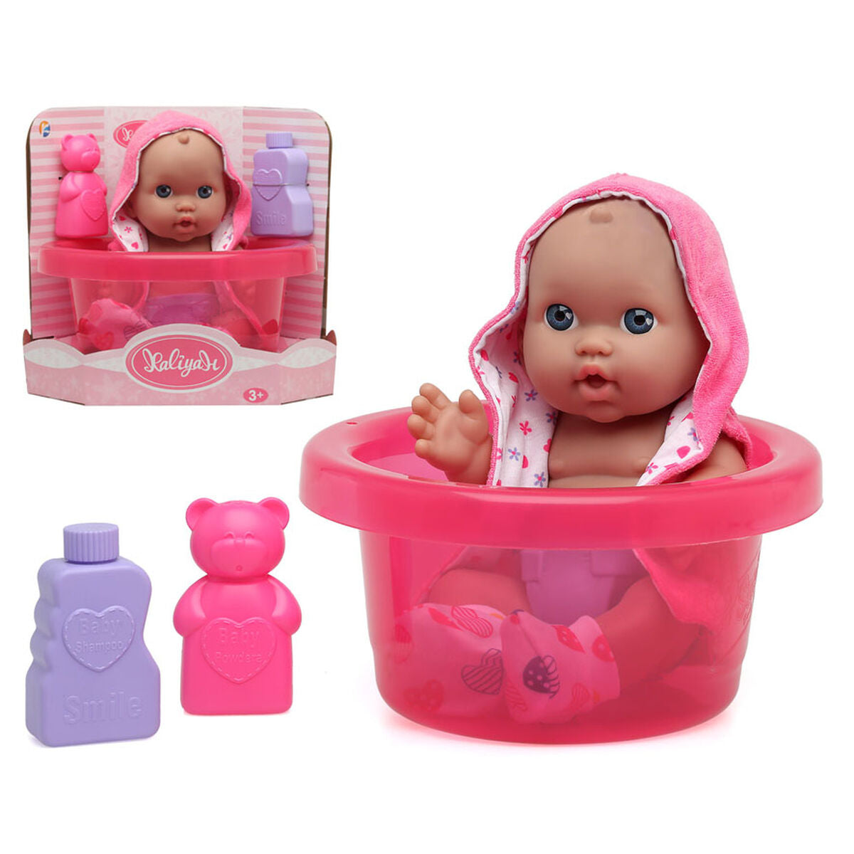 Baby doll Bath and Bathrobe - Little Baby Shop