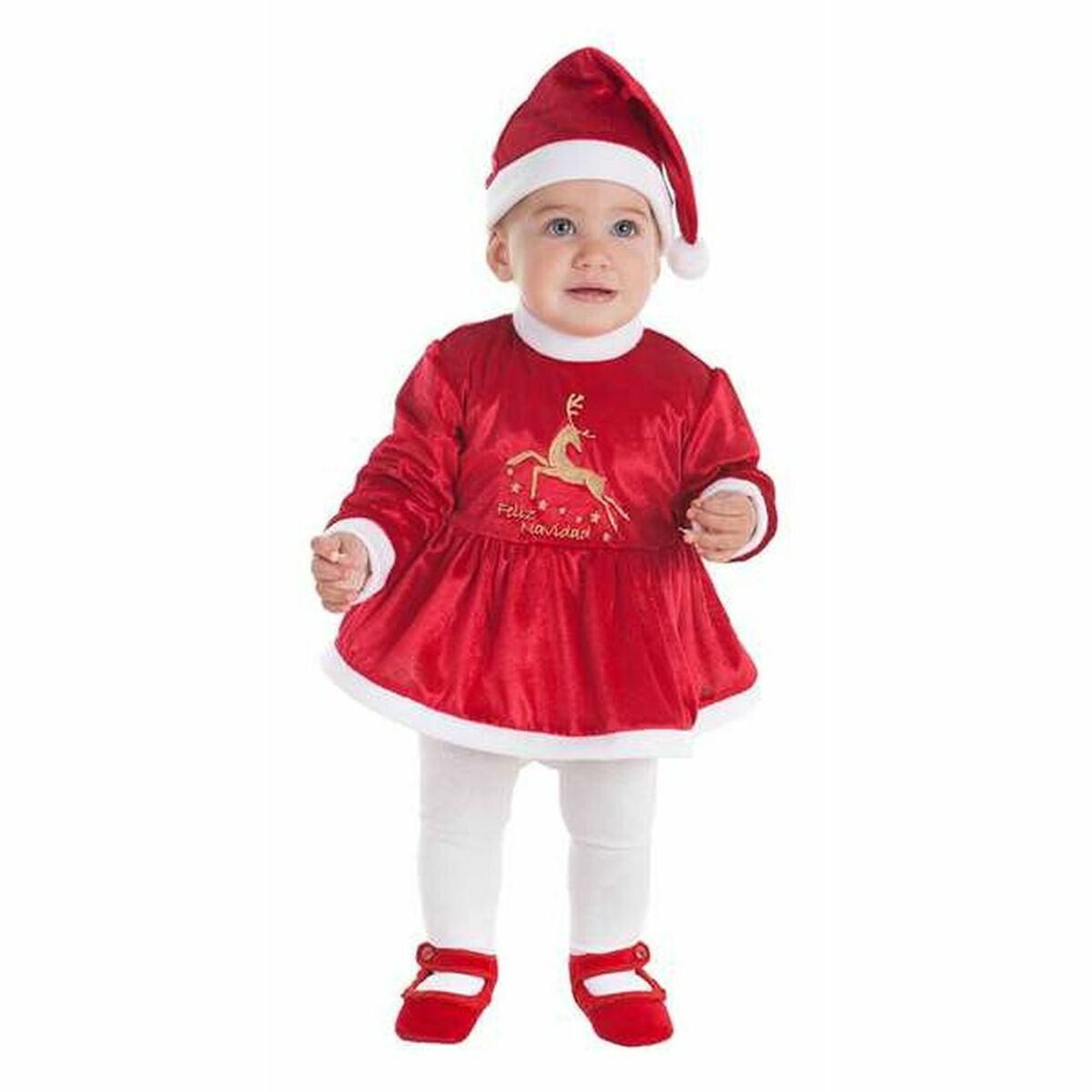 Costume for Children Red Mother Christmas - Little Baby Shop