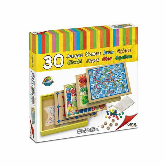 Board game Cayro 30 Games (31 x 31 x 5.5 cm) 31 x 31 x 5,5 cm - Little Baby Shop