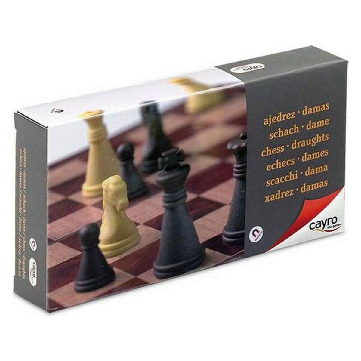 Chess and Checkers Board Magnetic Cayro (16 x 16 cm) - Little Baby Shop