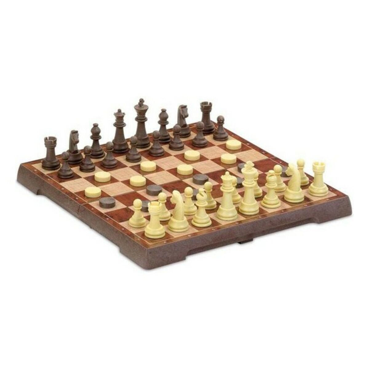 Chess and Checkers Board Cayro 453 Magnetic - Little Baby Shop