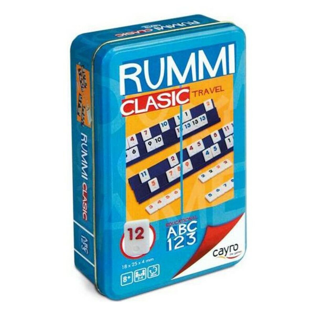 Board game Rummi Classic Travel Cayro 150-755 11,5 x 19,5 cm - Little Baby Shop