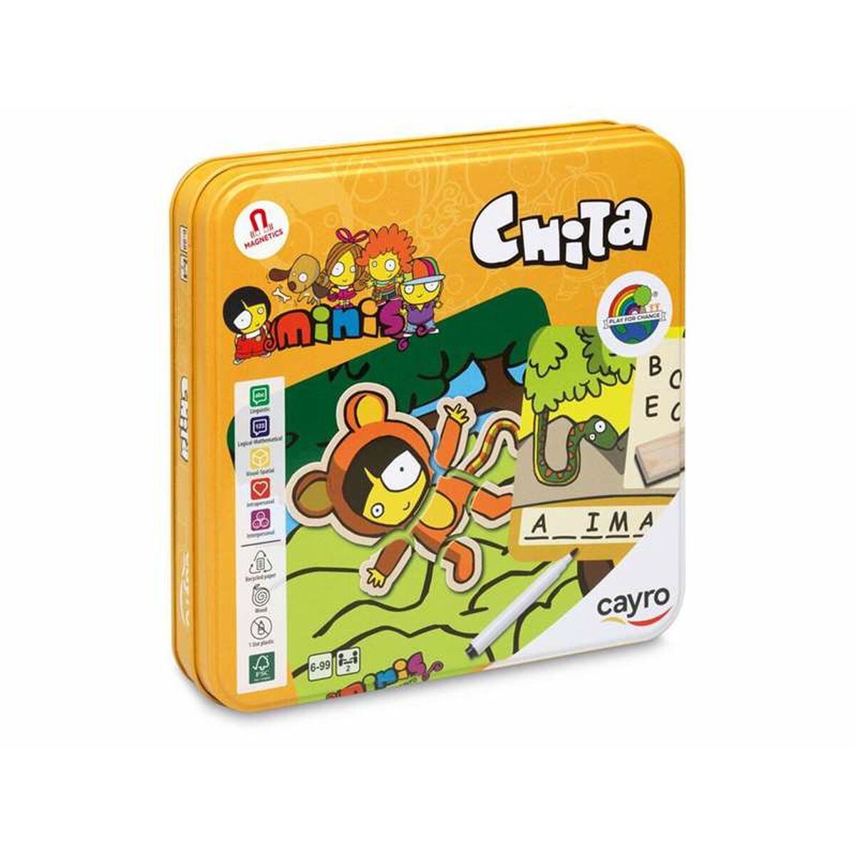 Educational Baby Game Cayro Chita 8 Pieces - Little Baby Shop