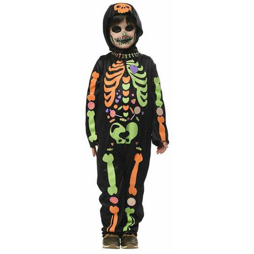 Costume for Children Rubies Shiny Skeleton 2 Pieces - Little Baby Shop