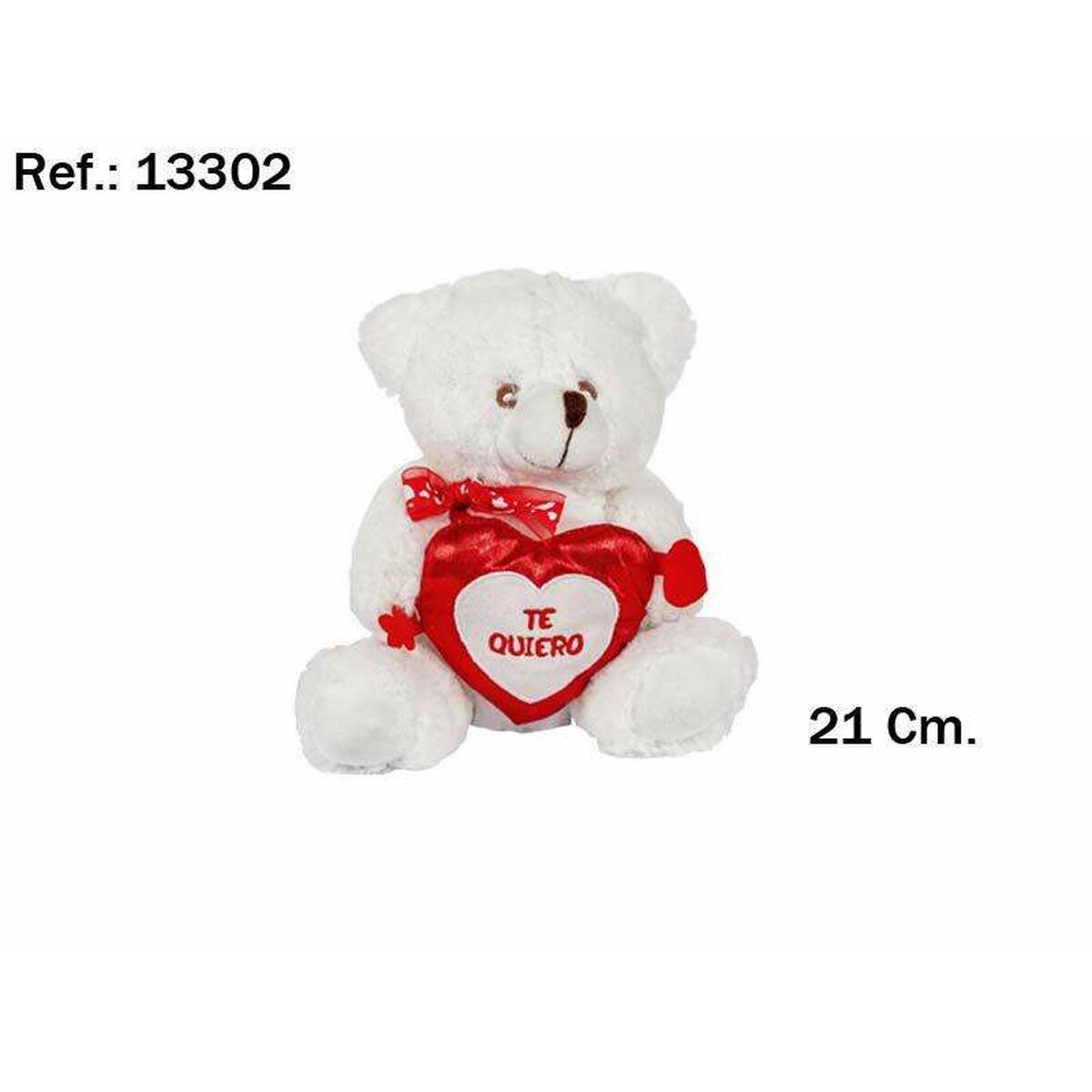 Fluffy toy Artesanía Beatriz Te Quiero Bear 21 cm - Little Baby Shop