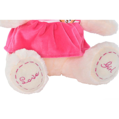 Teddy Bear DKD Home Decor Blue Beige Pink Children's Bear 27 x 20 x 30 cm (2 Units) - Little Baby Shop