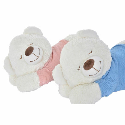 Teddy Bear DKD Home Decor 70 x 30 x 30 cm Blue Pink White Children's (2 Units) - Little Baby Shop