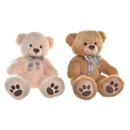 Teddy Bear DKD Home Decor Lasso 45 x 40 x 51 cm Beige Brown Children's Bear (2 Units) - Little Baby Shop