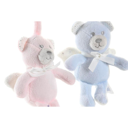 Fluffy toy DKD Home Decor Bear Star 13 x 6 x 40 cm (2 Units) - Little Baby Shop