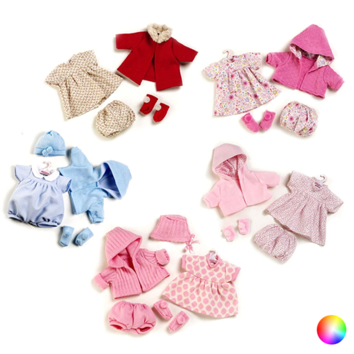 Doll's clothes Llorens V-42 (42 cm) - Little Baby Shop