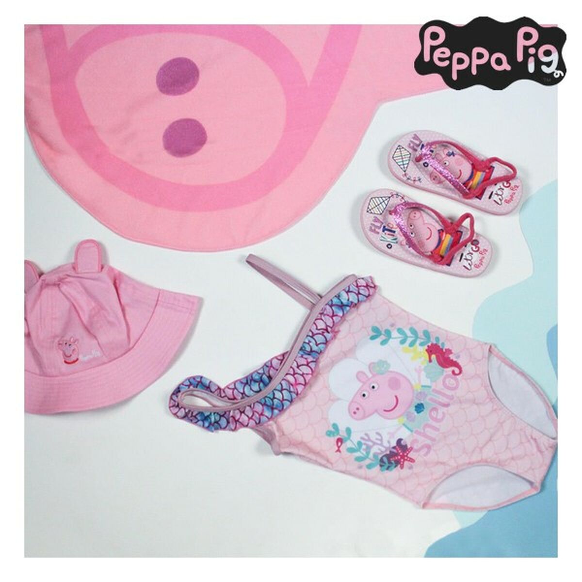 Swimsuit for Girls Peppa Pig Pink - Little Baby Shop