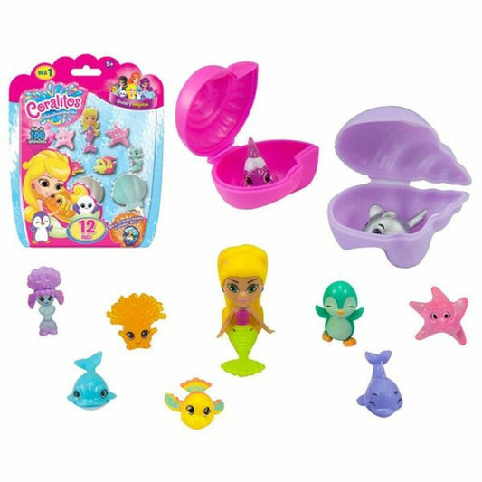 Set of Bath time Animals Bizak 63157597 (12 pcs) - Little Baby Shop