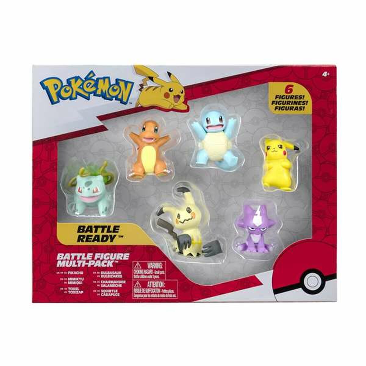 Set of Figures Pokémon Battle Ready 5 cm - Little Baby Shop