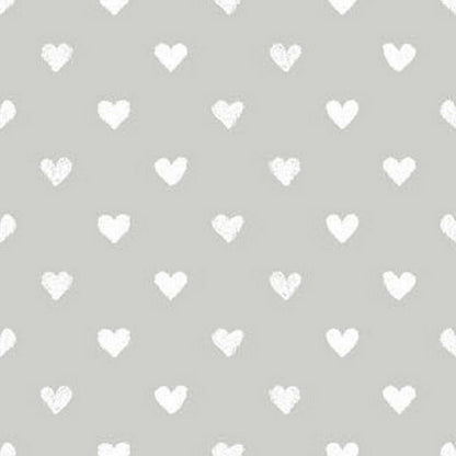 Cot protector Cool Kids Hearts (60 x 60 x 60 + 40 cm) - Little Baby Shop