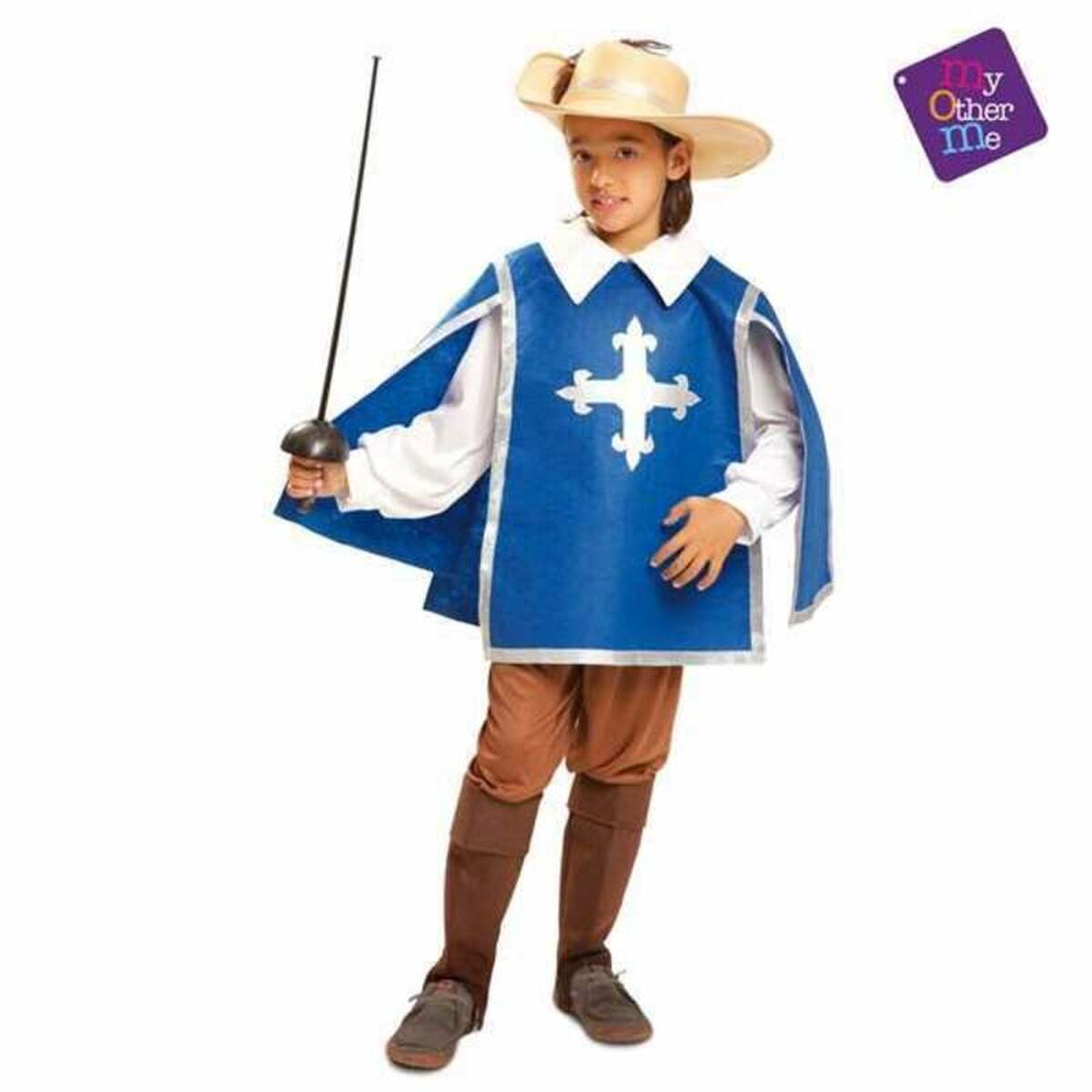 Costume for Children My Other Me Male Musketeer Blue - Little Baby Shop