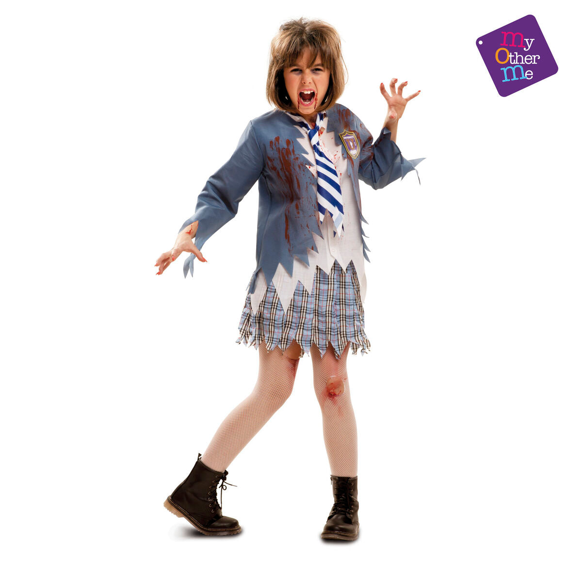 Costume for Children My Other Me Zombie School Girl (3 Pieces) - Little Baby Shop