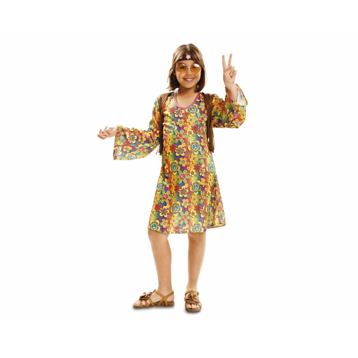 Costume for Children My Other Me Hippie (2 Pieces) - Little Baby Shop