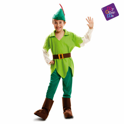 Costume for Children My Other Me Green Peter Pan (5 Pieces) - Little Baby Shop