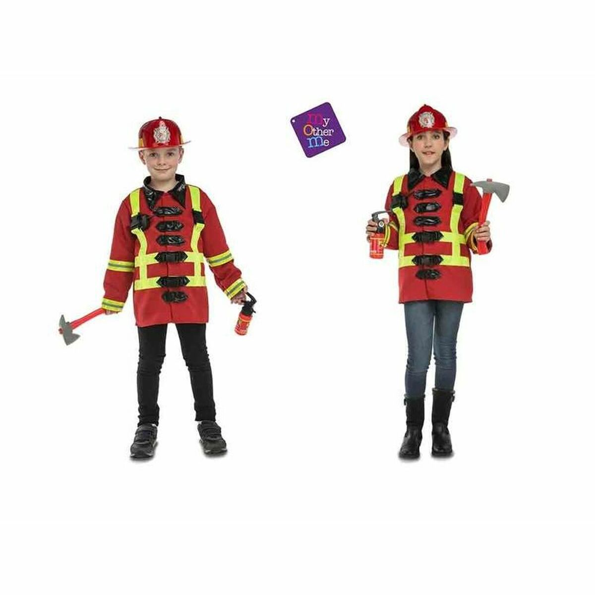 Costume for Children My Other Me Fireman (5 Pieces) - Little Baby Shop