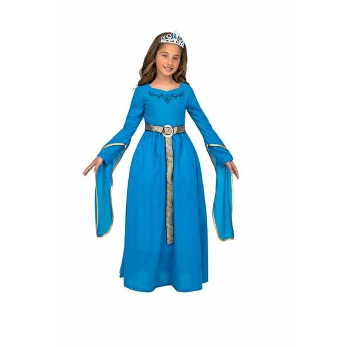 Costume for Children My Other Me Medieval Princess Blue (2 Pieces) - Little Baby Shop