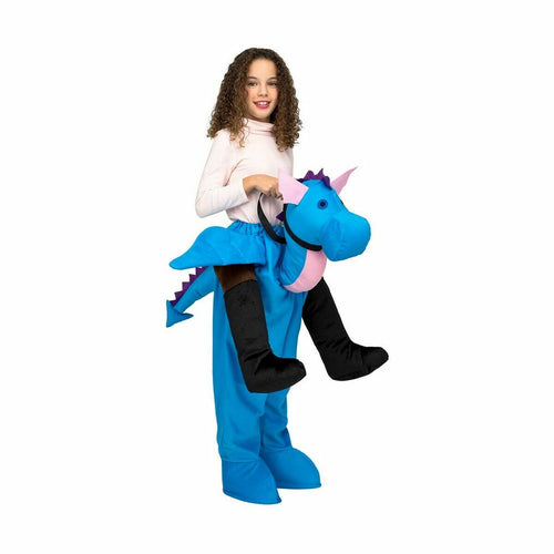 Costume for Children My Other Me Ride-On Blue One size Dragon - Little Baby Shop