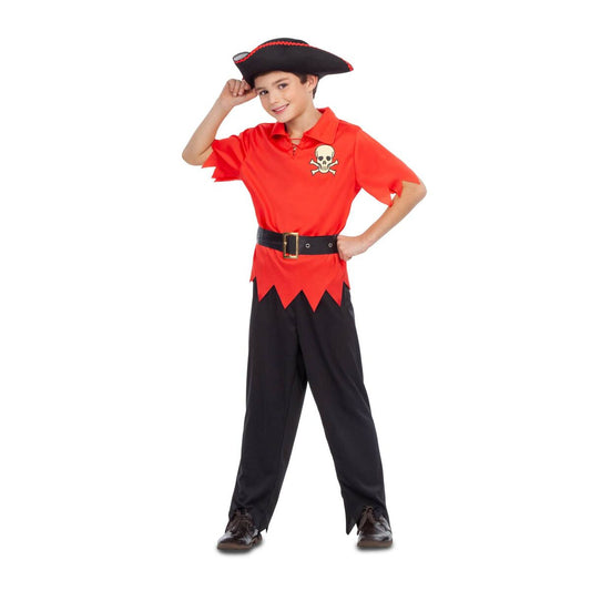 Costume for Children My Other Me Pirate Red (4 Pieces) - Little Baby Shop