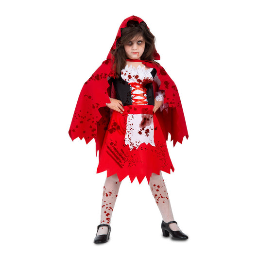 Costume for Children My Other Me Bloody Little Red Riding Hood 5-6 Years (3 Pieces) - Little Baby Shop