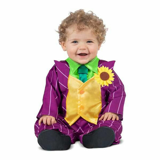 Costume for Children My Other Me Sunflower Male Clown Purple (2 Pieces) - Little Baby Shop