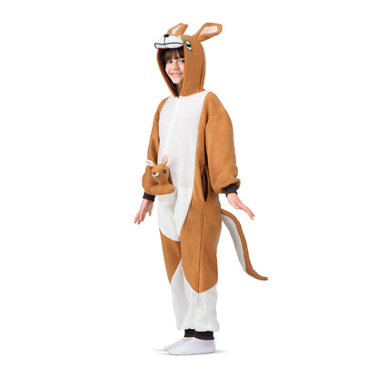 Costume for Children My Other Me Kangaroo White Brown One size (3 Pieces) - Little Baby Shop