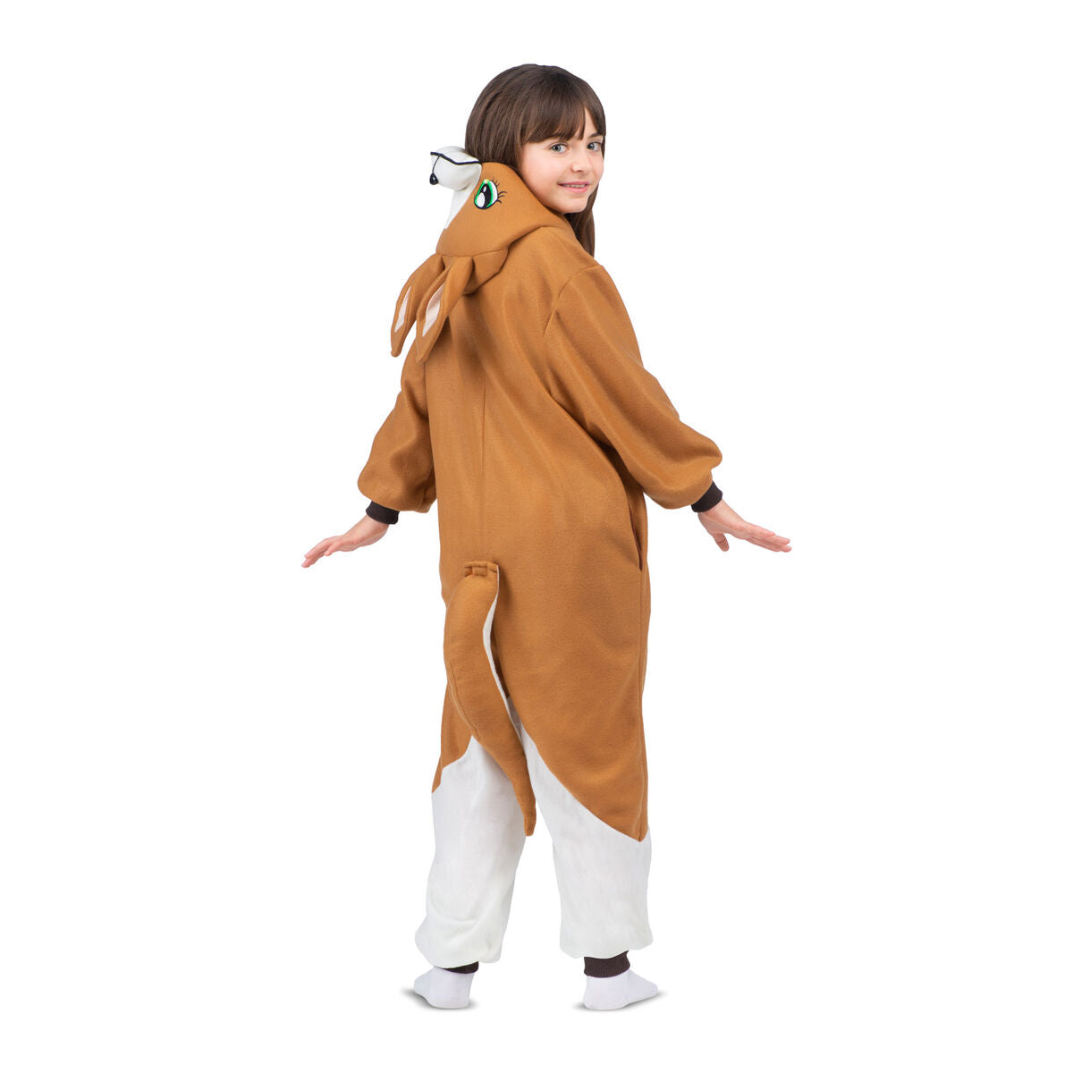 Costume for Children My Other Me Kangaroo White Brown One size (3 Pieces) - Little Baby Shop