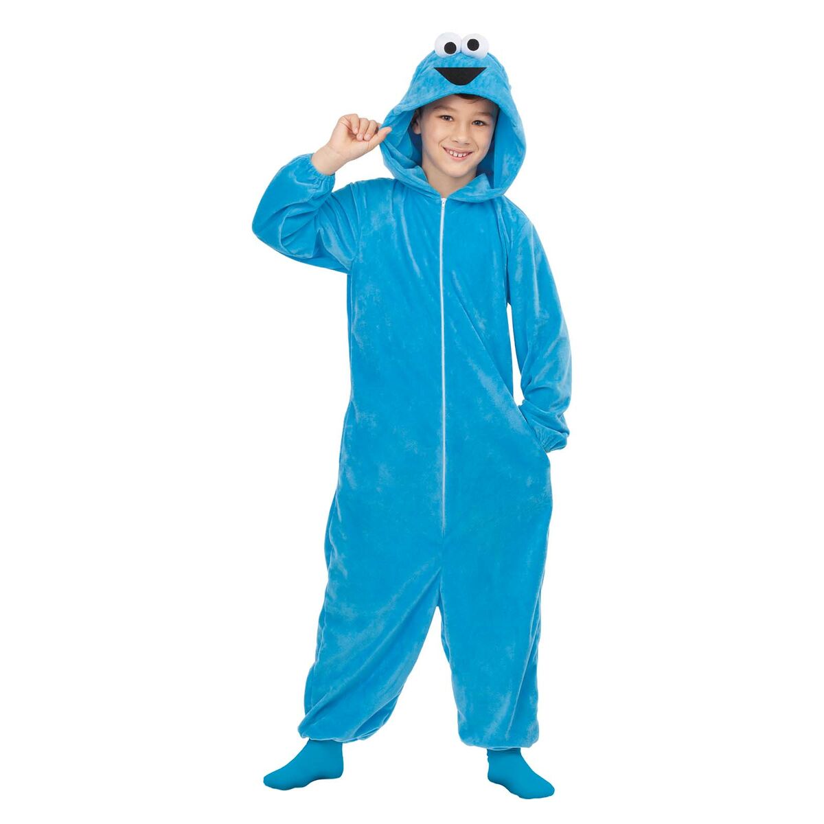 Costume for Children My Other Me Cookie Monster Sesame Street Blue - Little Baby Shop