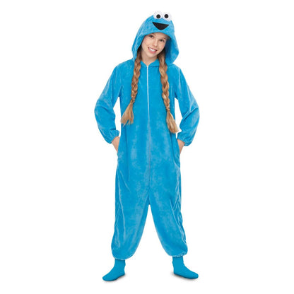 Costume for Children My Other Me Cookie Monster Sesame Street Blue - Little Baby Shop