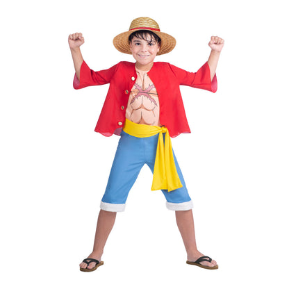 Costume for Children One Piece Luffy (5 Pieces) - Little Baby Shop