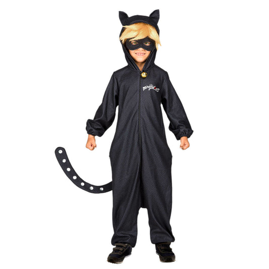 Costume for Children My Other Me Cat Noir Black 10-12 Years (5 Pieces) - Little Baby Shop