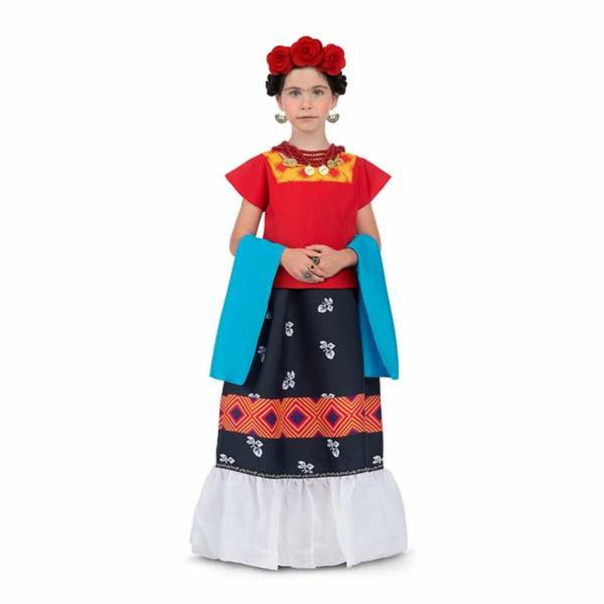 Costume for Children My Other Me Frida Kahlo 4 Pieces - Little Baby Shop