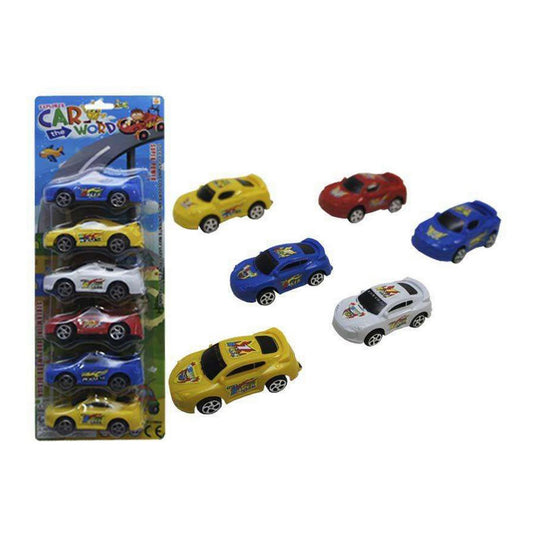 Set of cars Car The Word 6 Pieces - Little Baby Shop